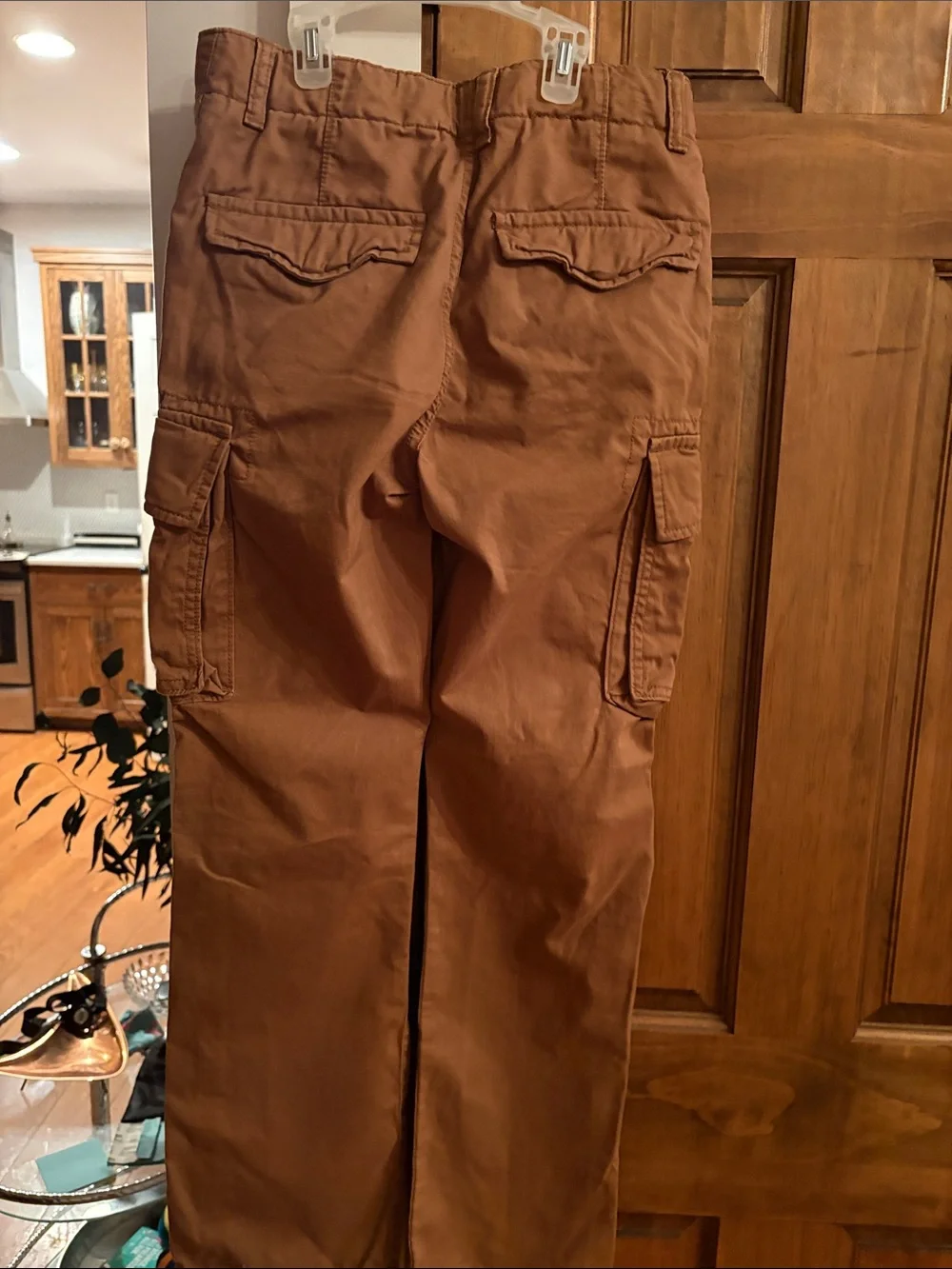GAP Men's Cargo Pants in Rust Brown